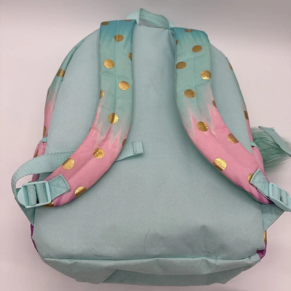 JUSTICE PASTEL POLKADOT OMBRE INITIAL O Excellent Condition